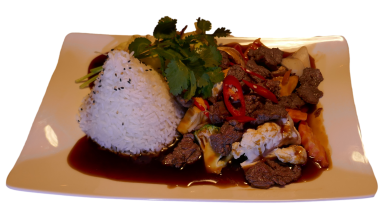 Rau Xao Sot Teriyaki / Gebratenes Gemüse mit Teriyaki SoBe